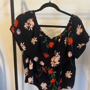 Topshop Off-the-shoulder Top Size 12